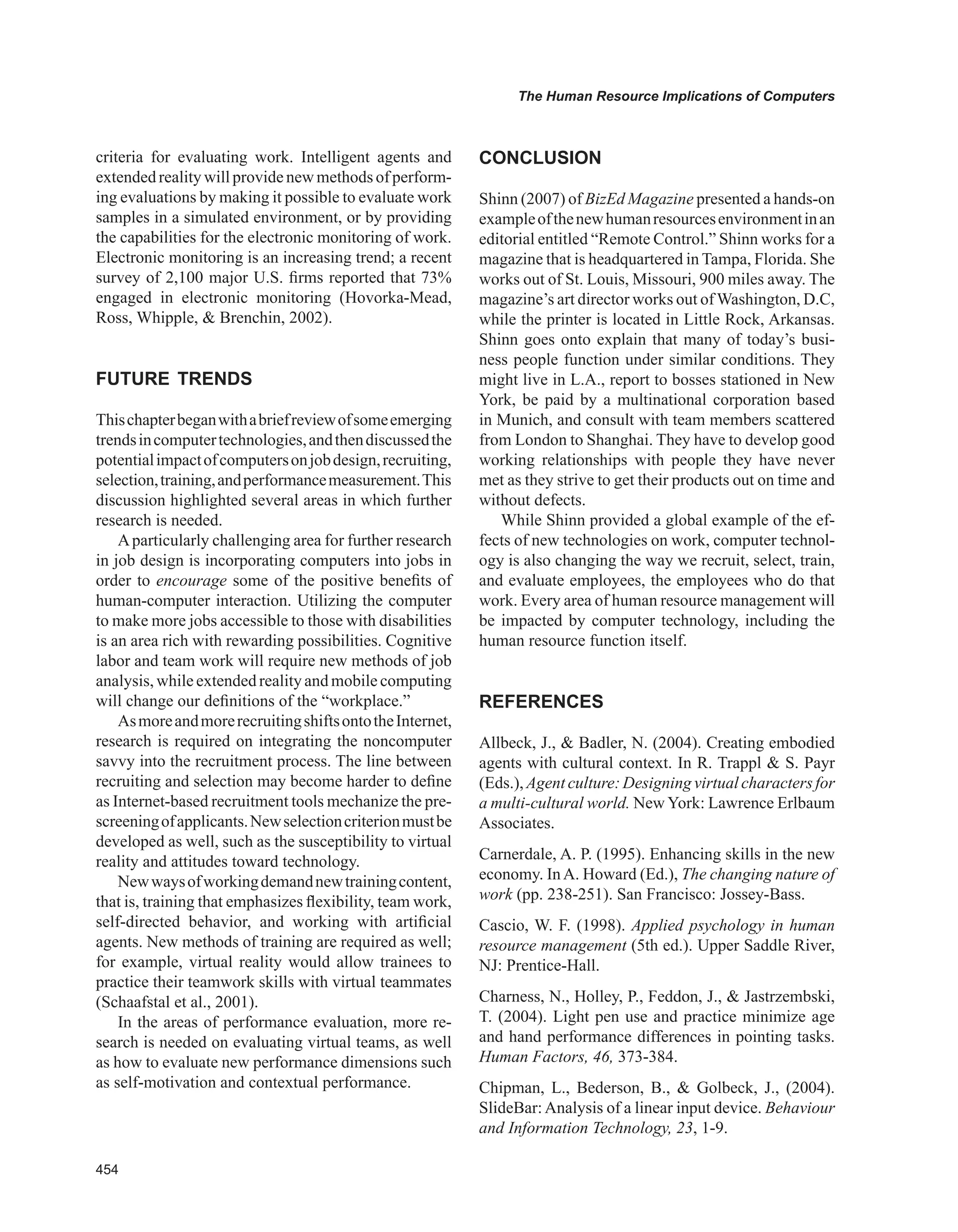 Encyclopedia of human resources information systems challenges in e hrm 