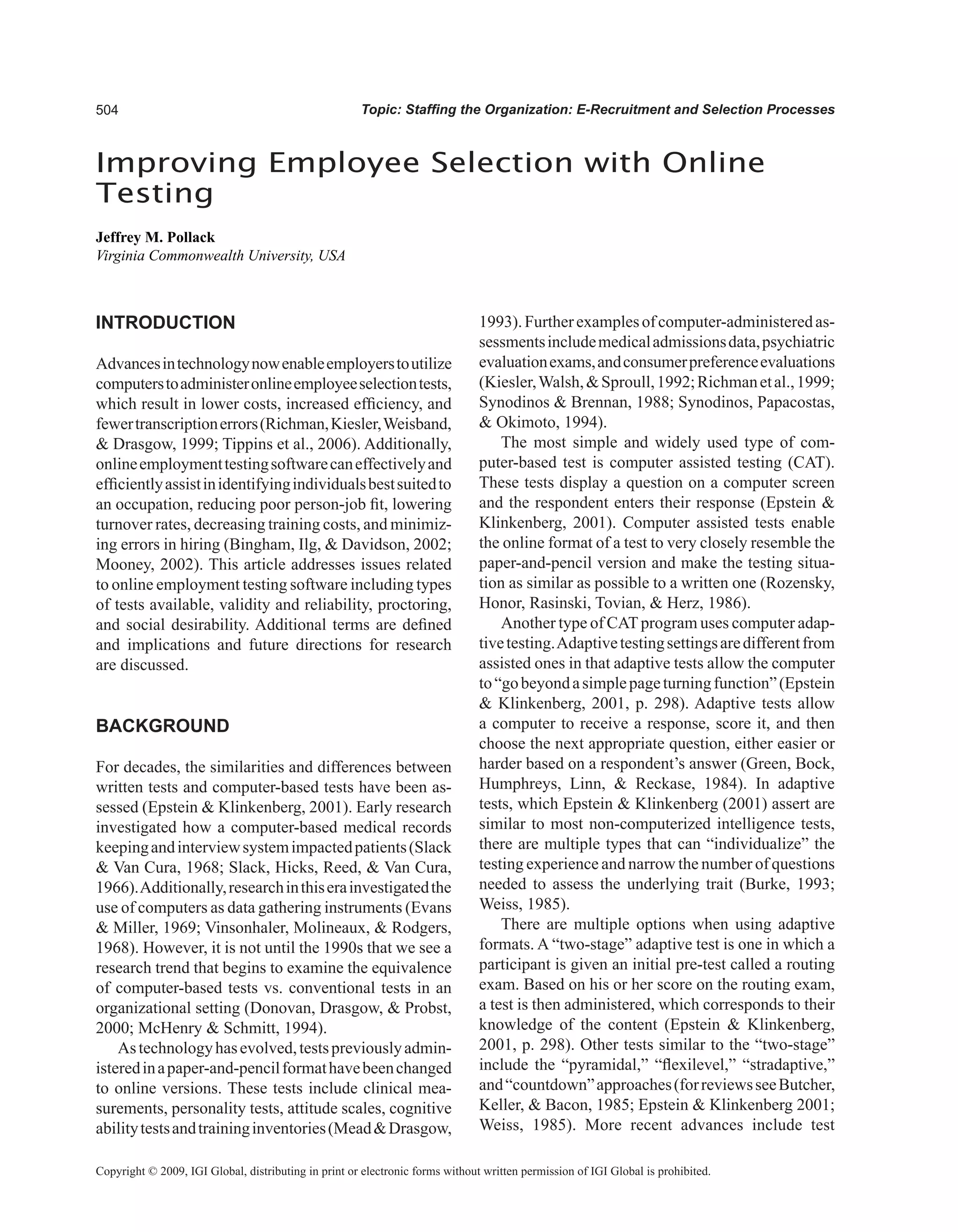 Encyclopedia of human resources information systems challenges in e hrm 