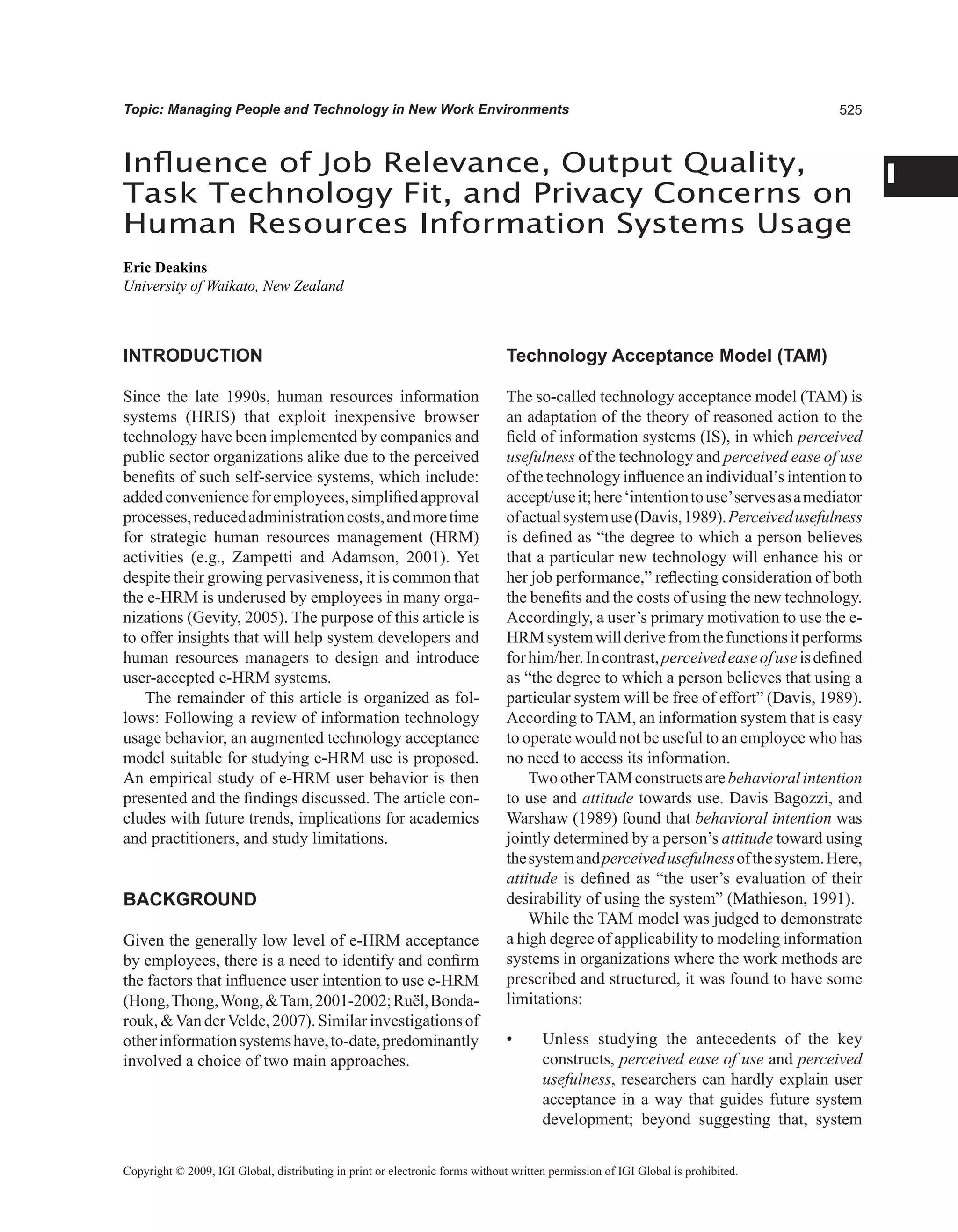 Encyclopedia of human resources information systems challenges in e hrm 
