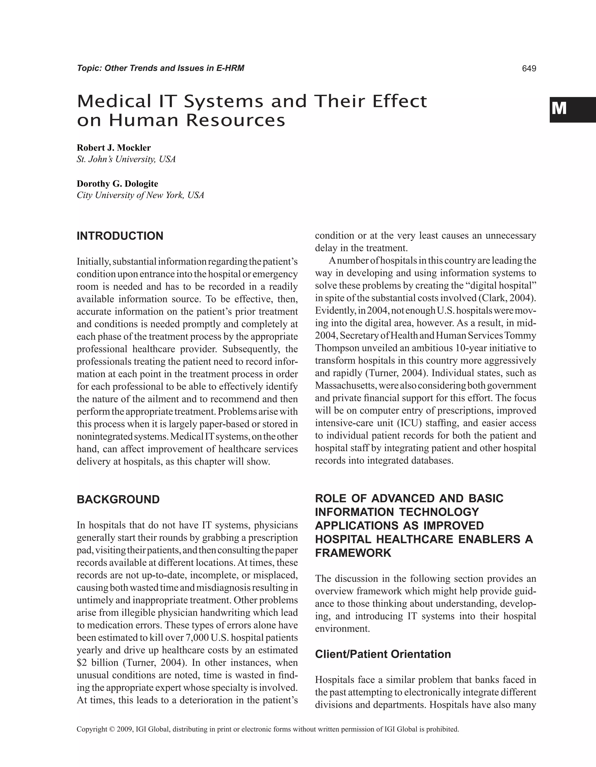 Encyclopedia of human resources information systems challenges in e hrm 