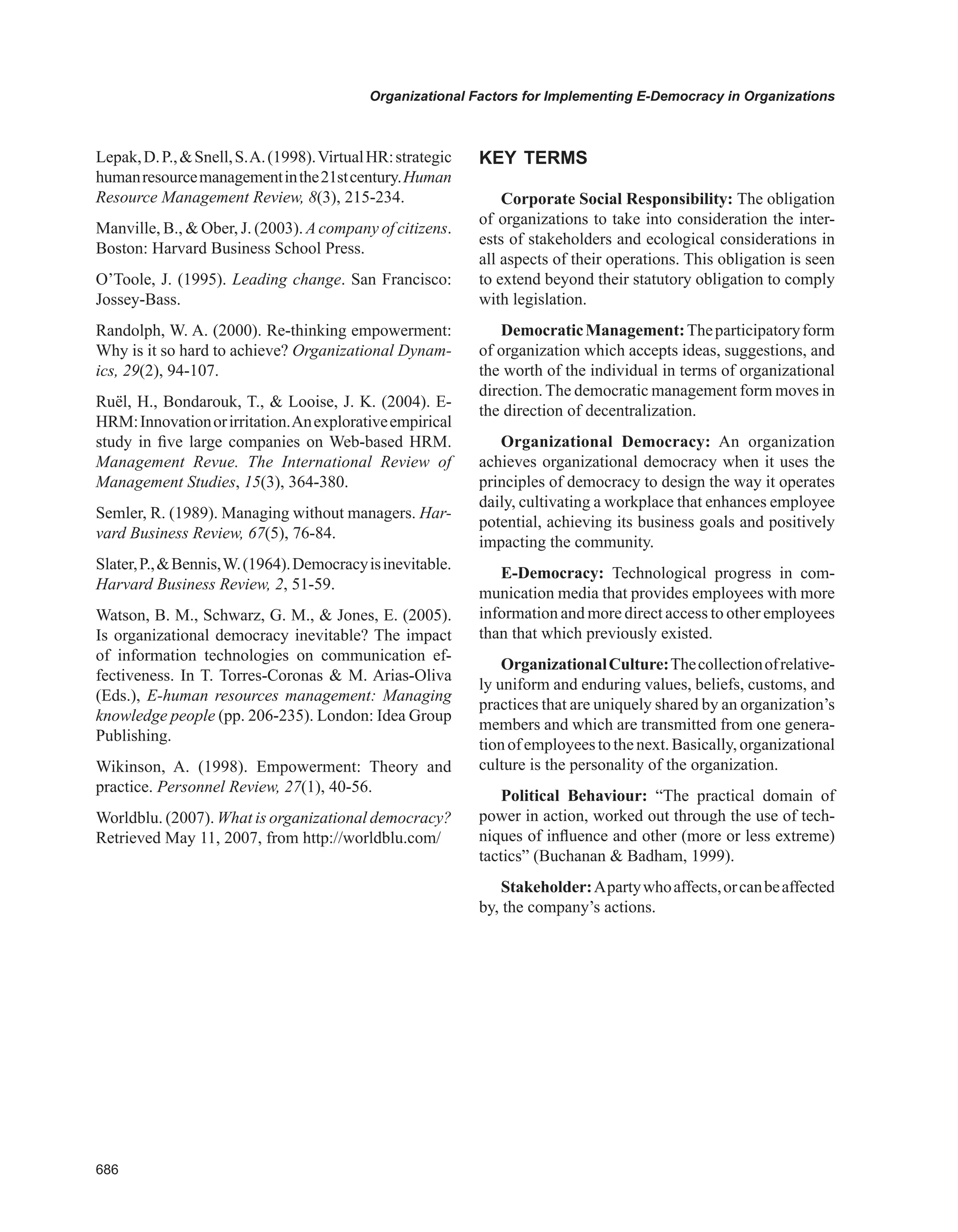 Encyclopedia of human resources information systems challenges in e hrm 