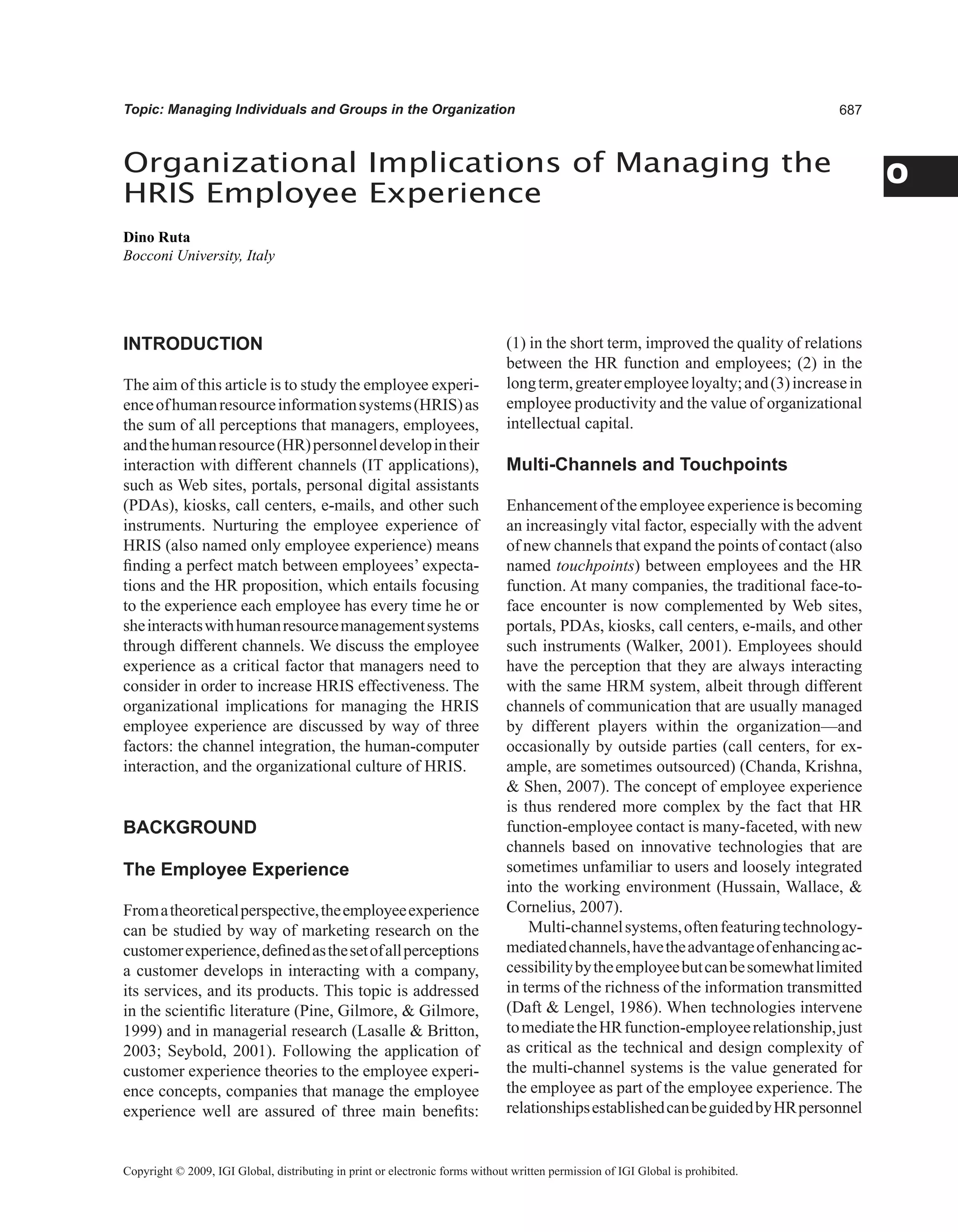 Encyclopedia of human resources information systems challenges in e hrm 