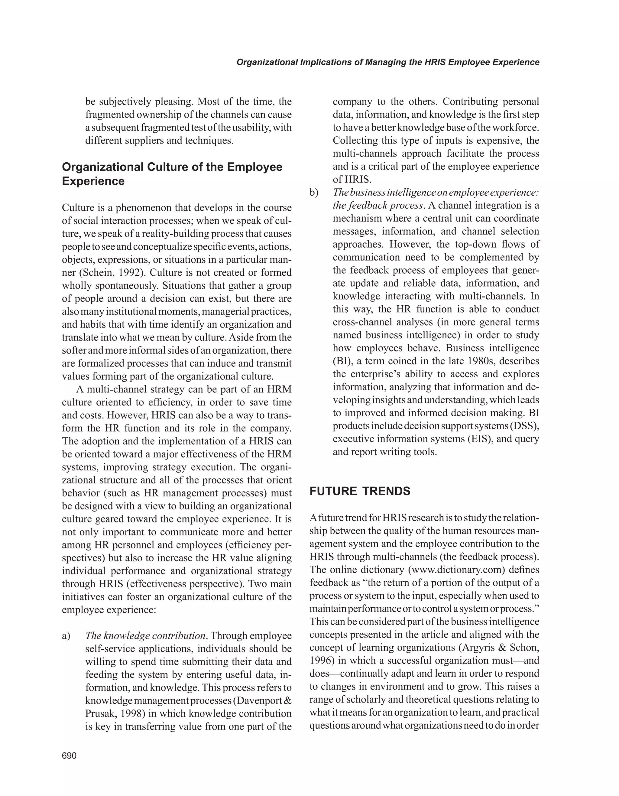 Encyclopedia of human resources information systems challenges in e hrm 