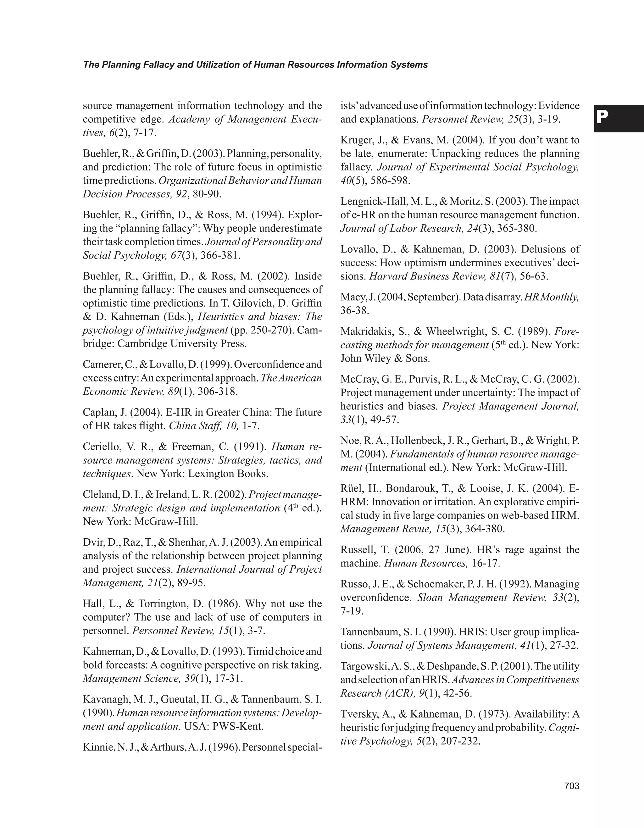 Encyclopedia of human resources information systems challenges in e hrm 