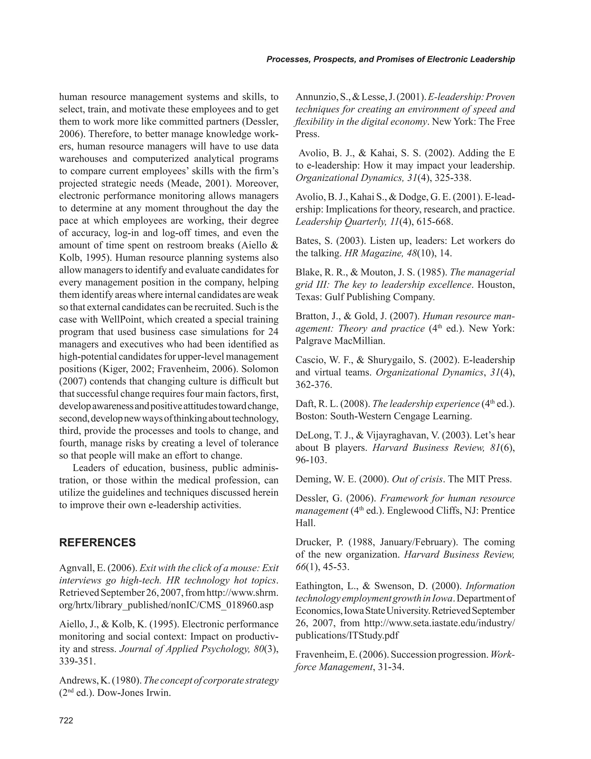 Encyclopedia of human resources information systems challenges in e hrm 