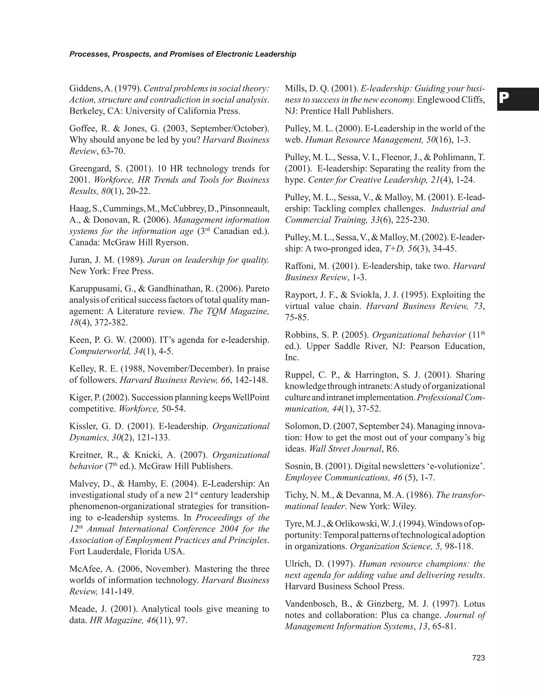 Encyclopedia of human resources information systems challenges in e hrm 