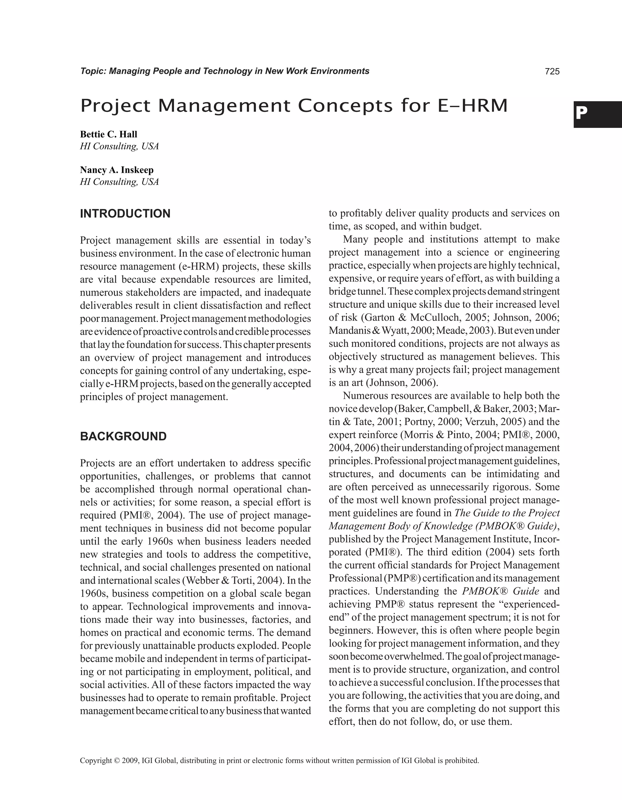 Encyclopedia of human resources information systems challenges in e hrm 