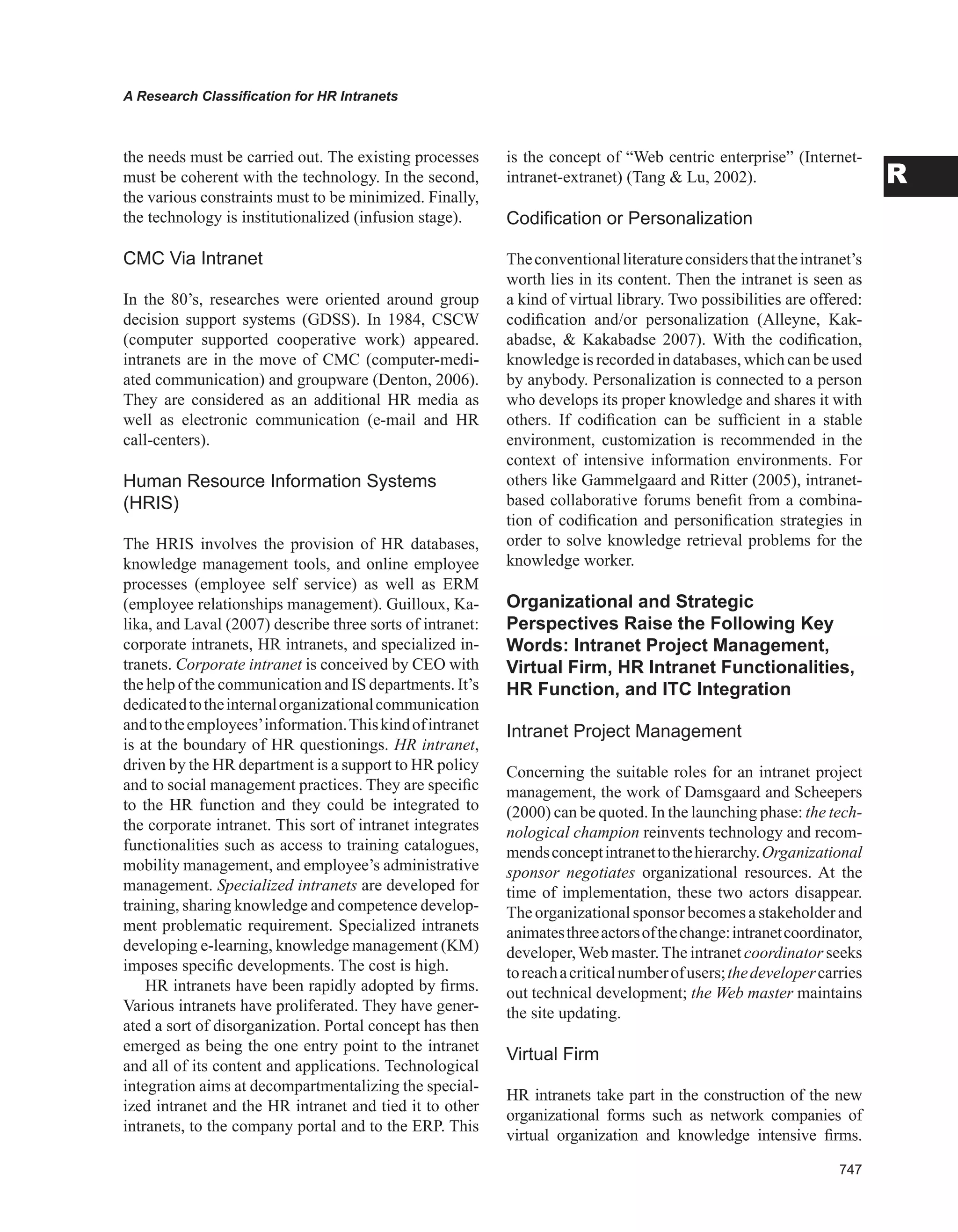 Encyclopedia of human resources information systems challenges in e hrm 