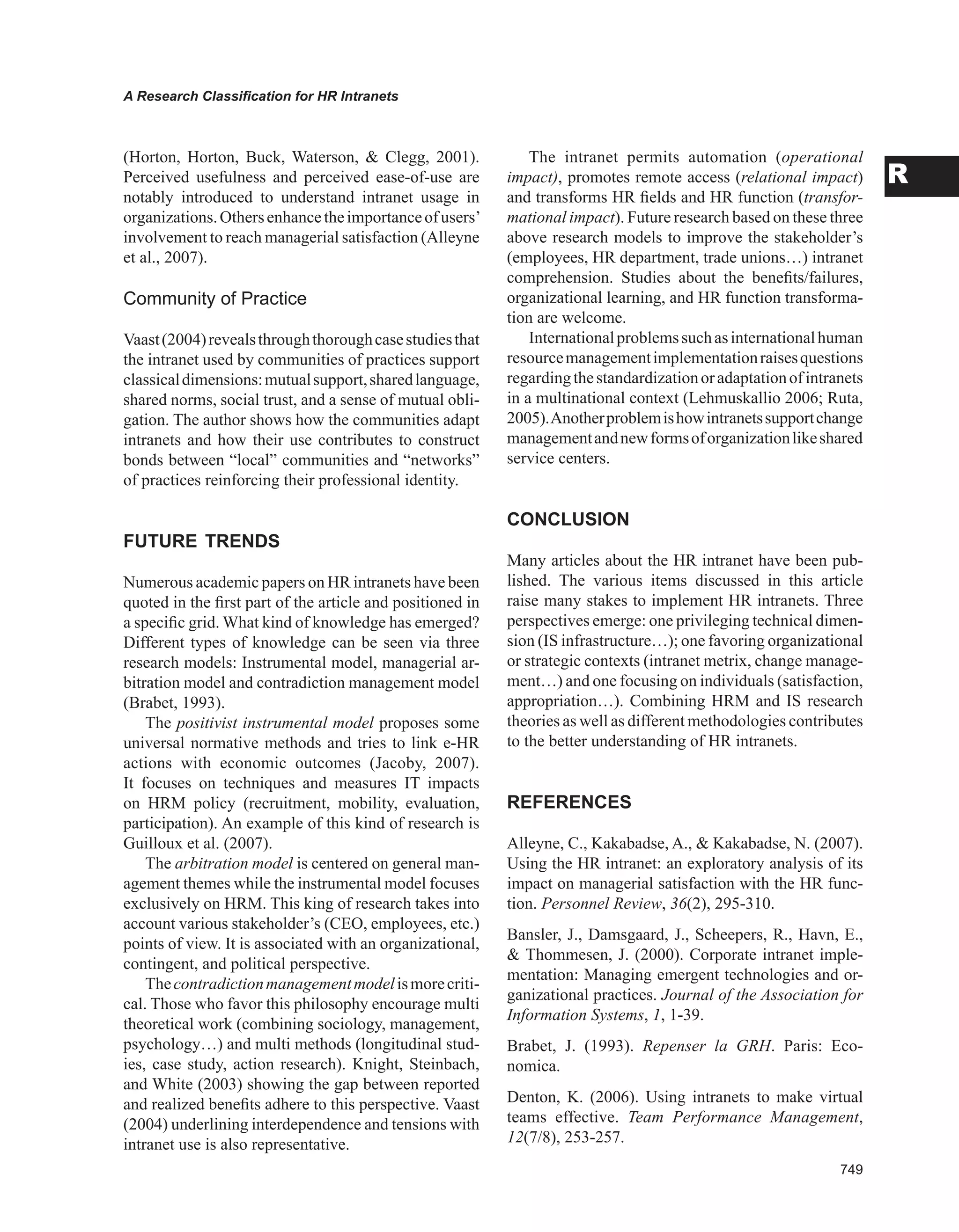 Encyclopedia of human resources information systems challenges in e hrm 