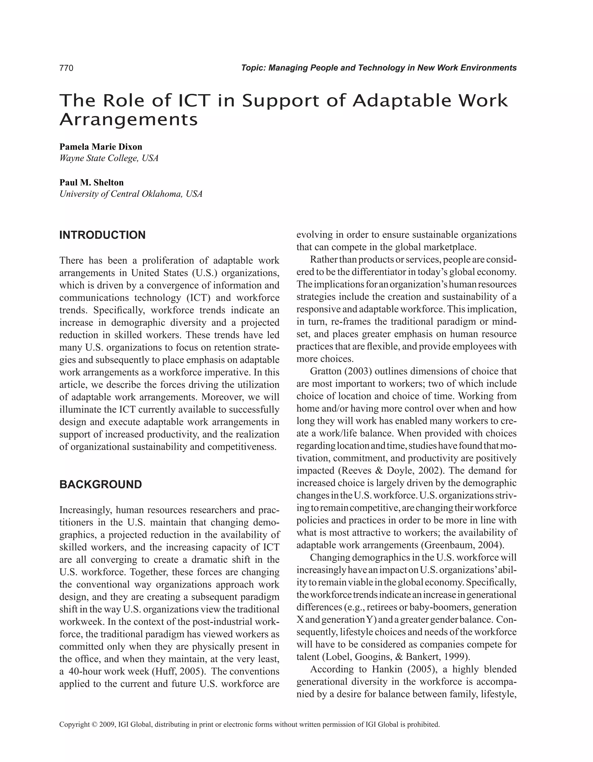 Encyclopedia of human resources information systems challenges in e hrm 