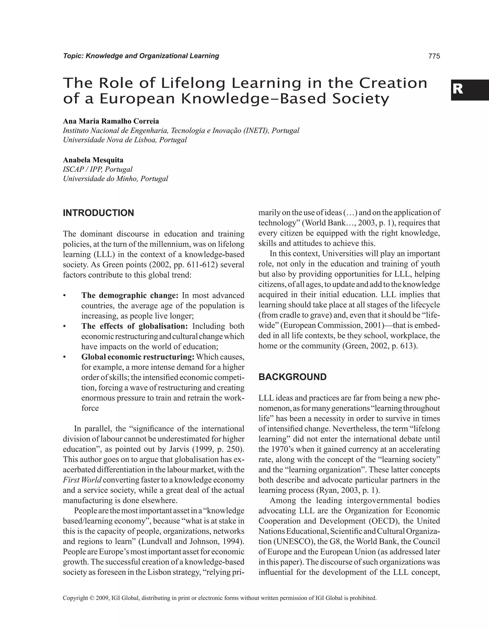 Encyclopedia of human resources information systems challenges in e hrm 