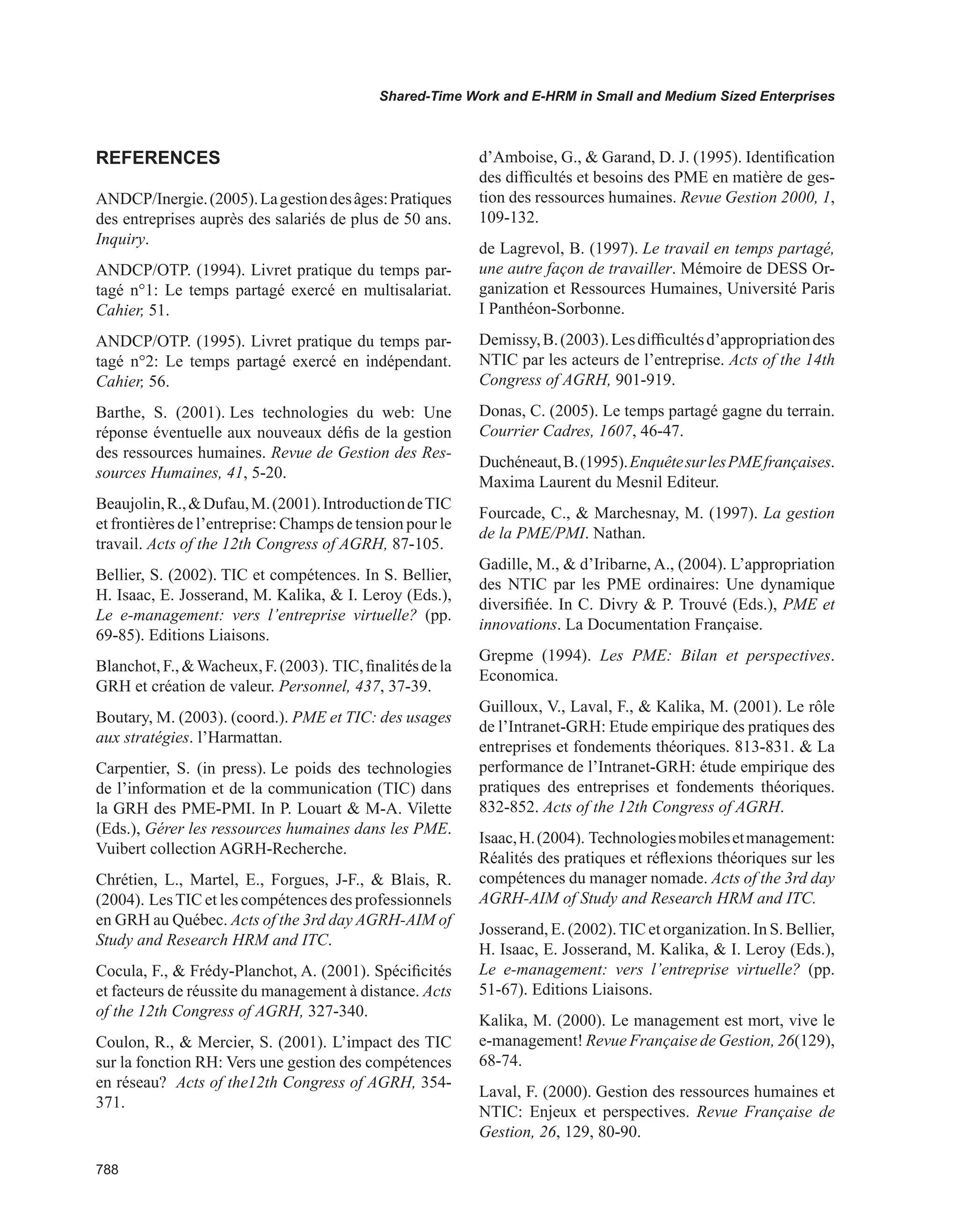 Encyclopedia of human resources information systems challenges in e hrm 