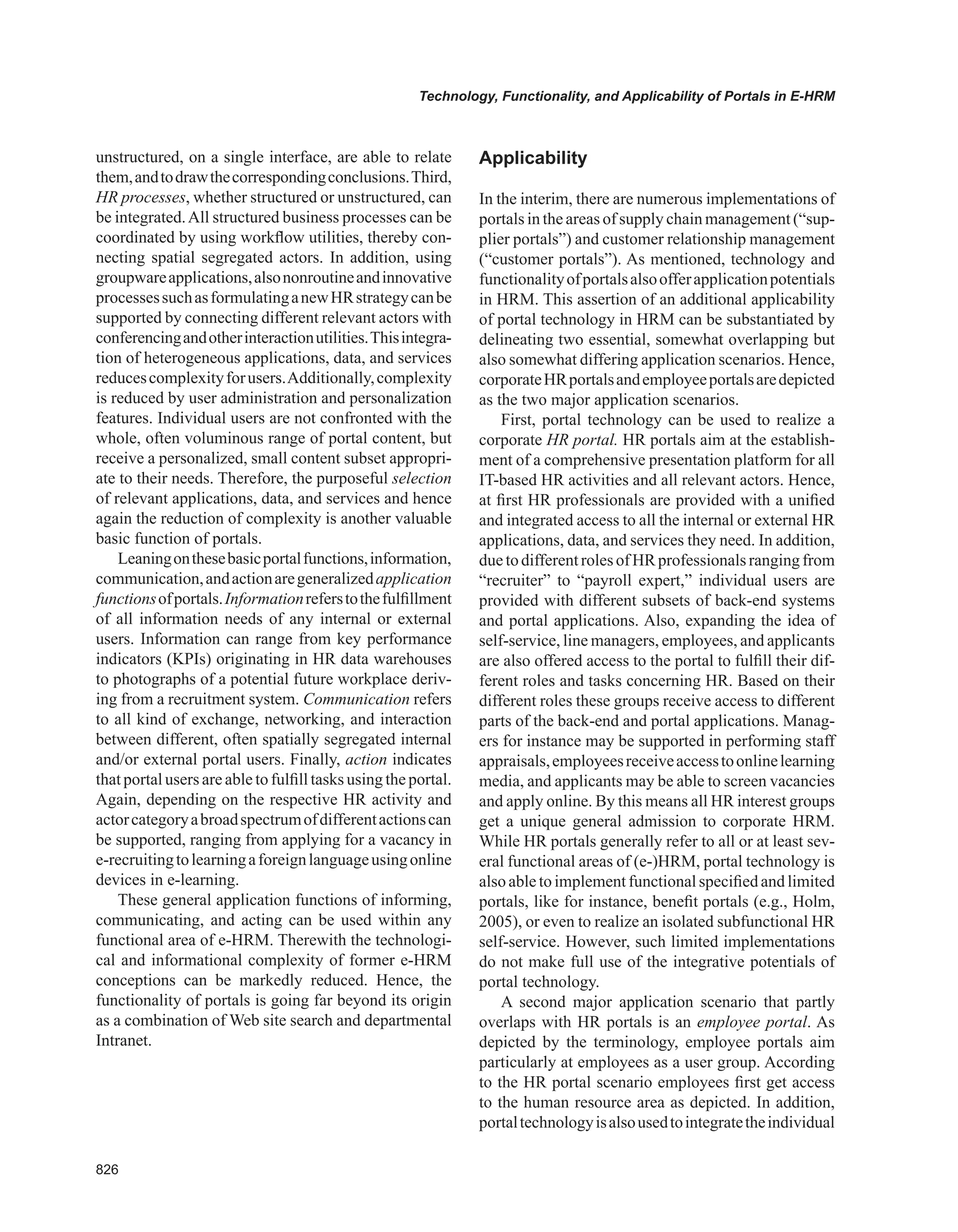 Encyclopedia of human resources information systems challenges in e hrm 