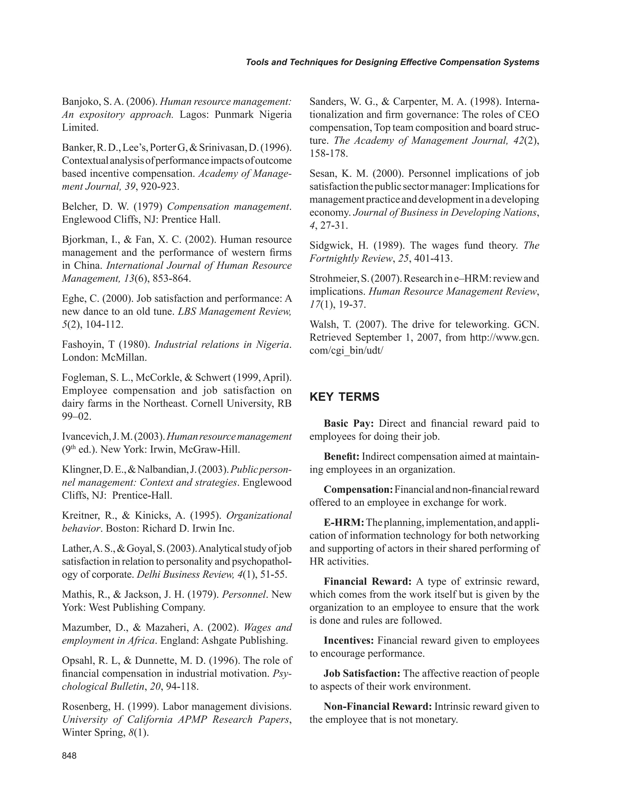 Encyclopedia of human resources information systems challenges in e hrm 