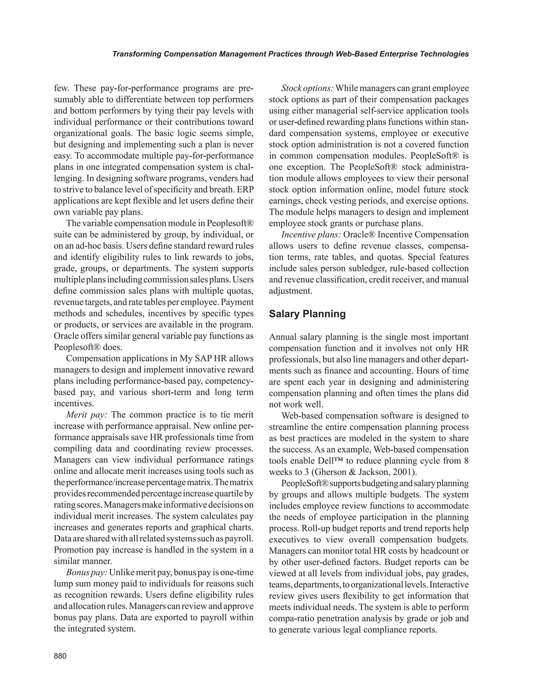 Encyclopedia of human resources information systems challenges in e hrm 