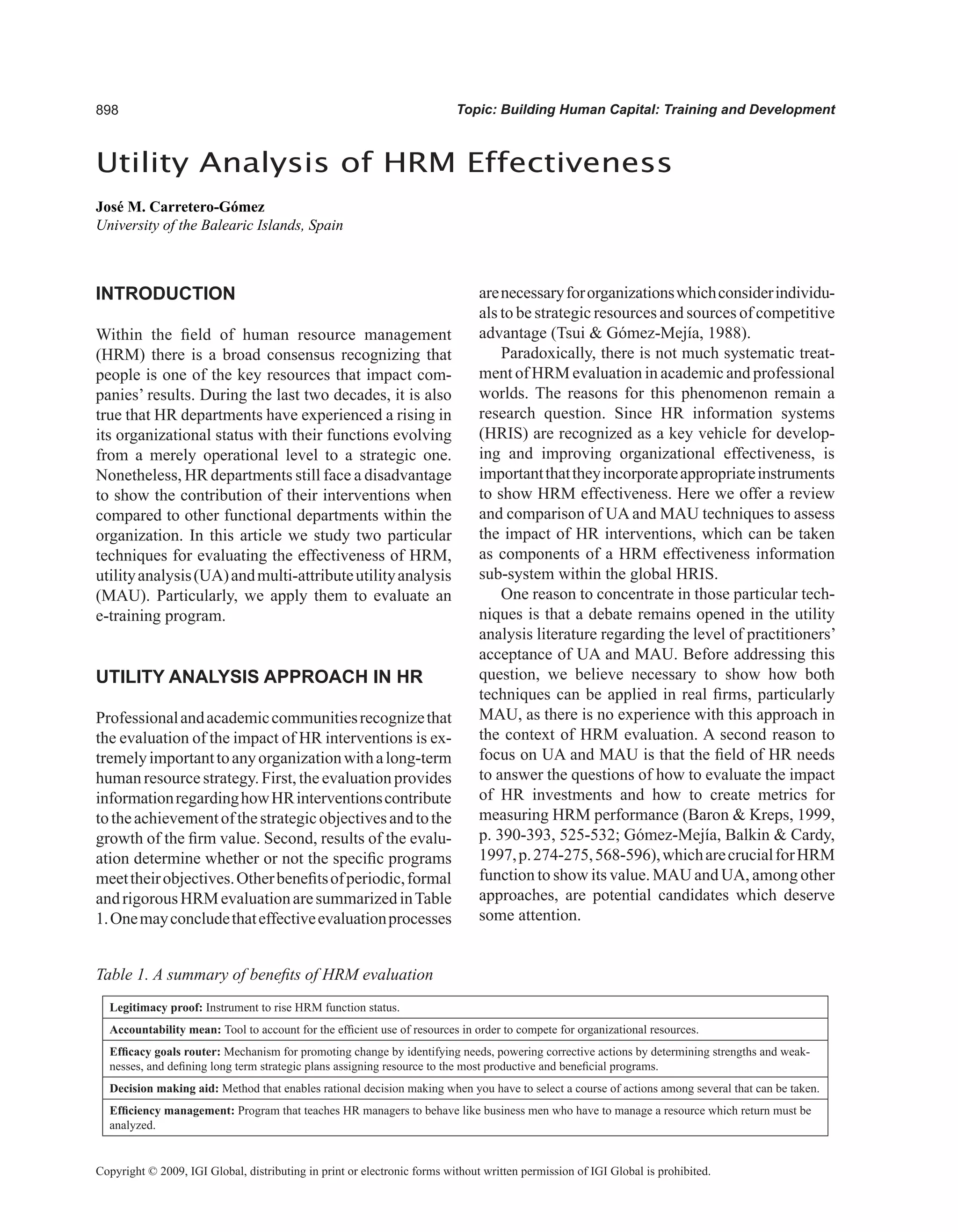 Encyclopedia of human resources information systems challenges in e hrm 