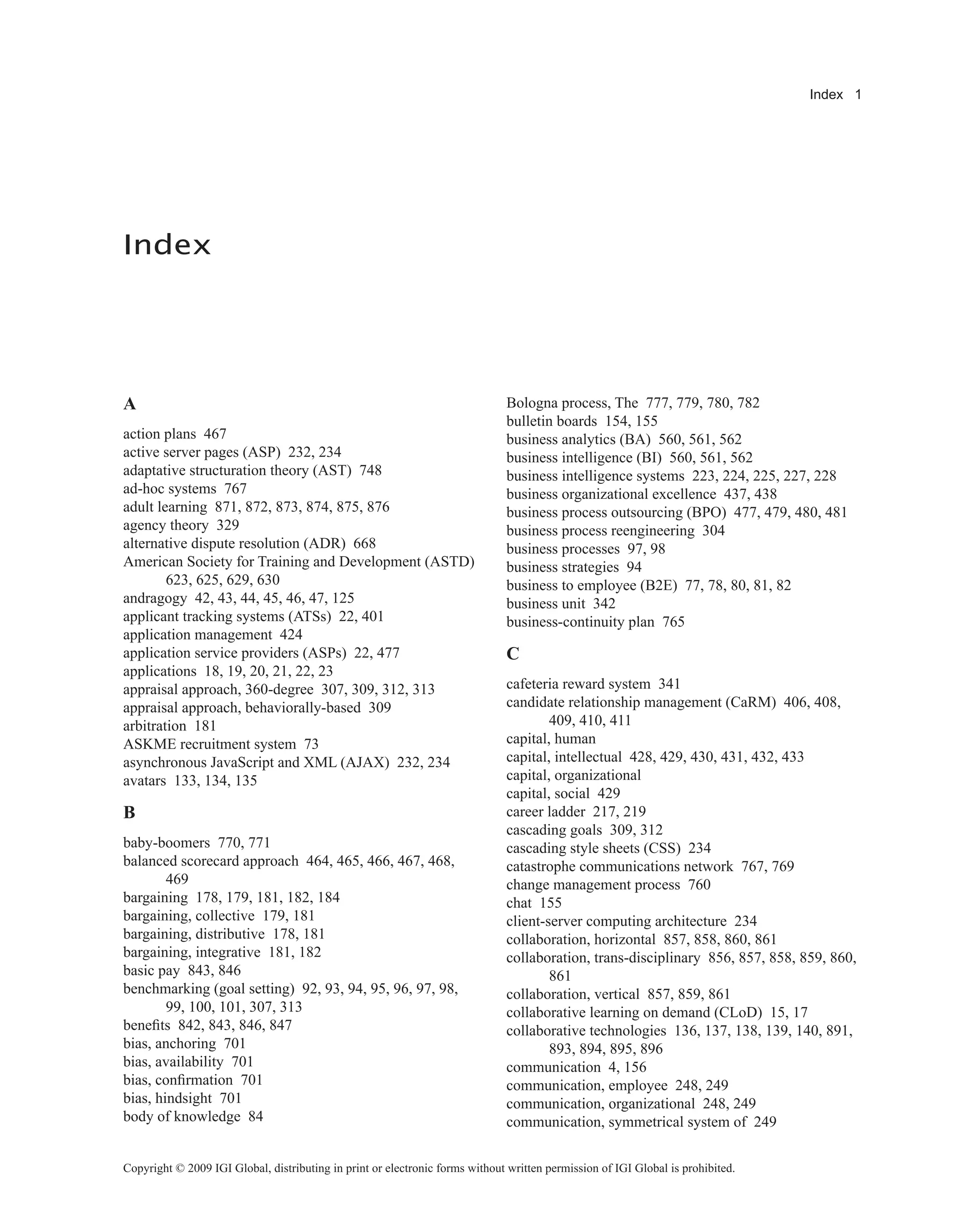 Encyclopedia of human resources information systems challenges in e hrm 