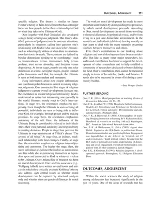 Religious and spiritual development