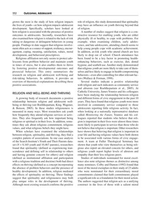 Religious and spiritual development