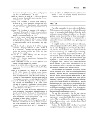 Religious and spiritual development