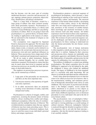 Religious and spiritual development