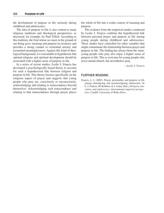 Religious and spiritual development