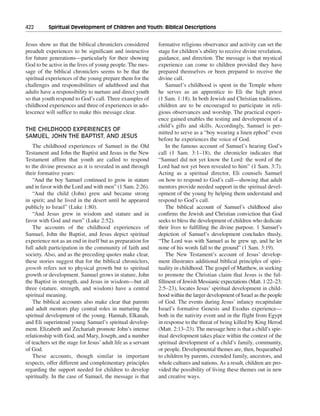 Religious and spiritual development