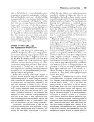 Religious and spiritual development