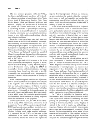 Religious and spiritual development