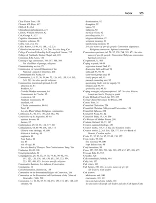 Religious and spiritual development