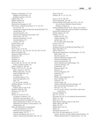 Religious and spiritual development