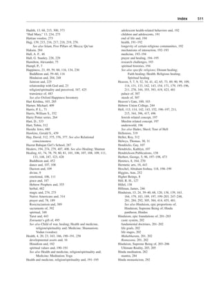 Religious and spiritual development