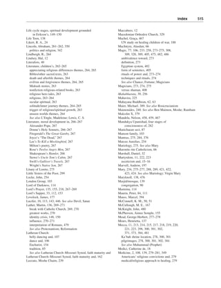 Religious and spiritual development