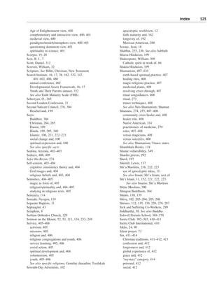 Religious and spiritual development