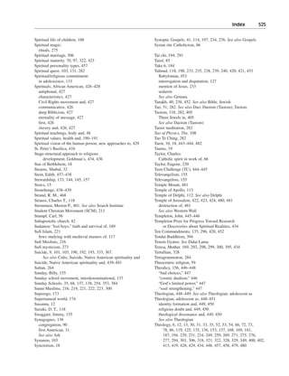 Religious and spiritual development