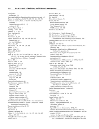 Religious and spiritual development