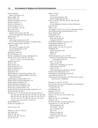 Religious and spiritual development