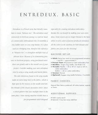 Encyclopedia of sewing machine techniques