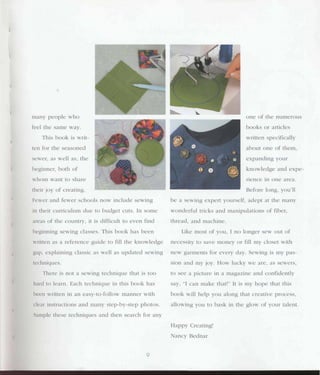 Encyclopedia of sewing machine techniques