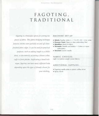 Encyclopedia of sewing machine techniques