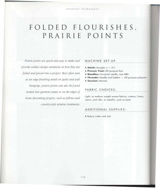 Encyclopedia of sewing machine techniques