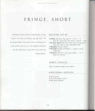 Encyclopedia of sewing machine techniques