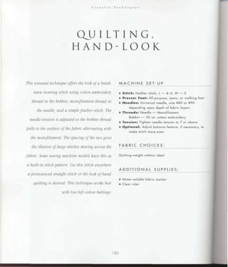 Encyclopedia of sewing machine techniques