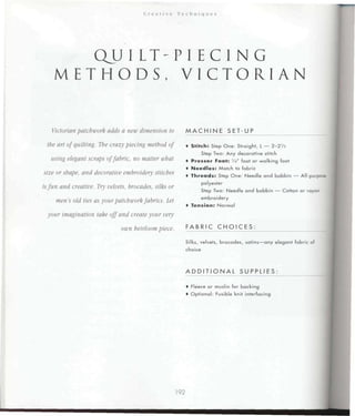 Encyclopedia of sewing machine techniques