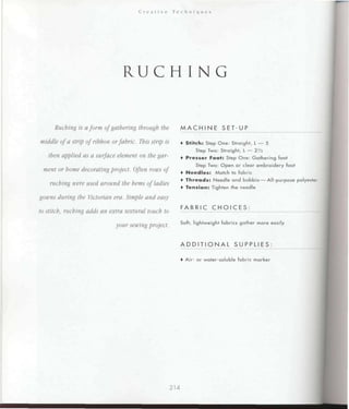 Encyclopedia of sewing machine techniques