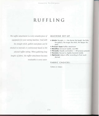 Encyclopedia of sewing machine techniques