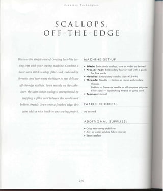Encyclopedia of sewing machine techniques