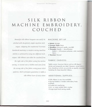Encyclopedia of sewing machine techniques