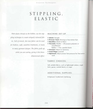 Encyclopedia of sewing machine techniques