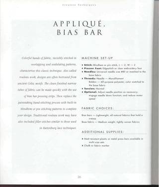 Encyclopedia of sewing machine techniques